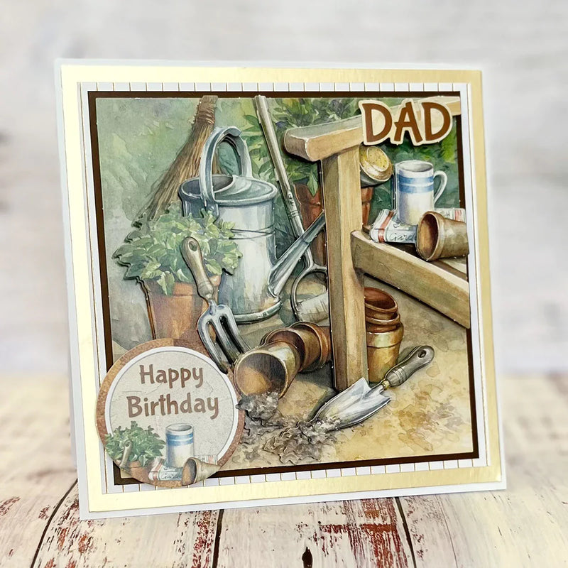 Die Cut Decoupage – Gardeners Corner (Pack Of 3)-6