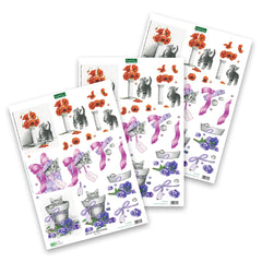 Décopatch prédécoupé – Adorables chats (lot de 3)-1