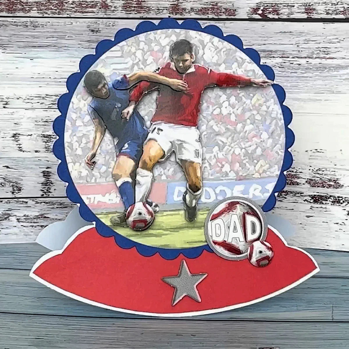 Decoupage troquelado – Fútbol (paquete de 3)-2