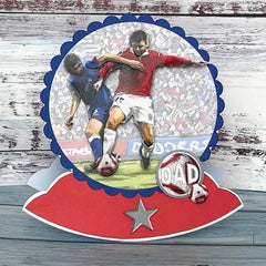 Decoupage troquelado – Fútbol (paquete de 3)-2