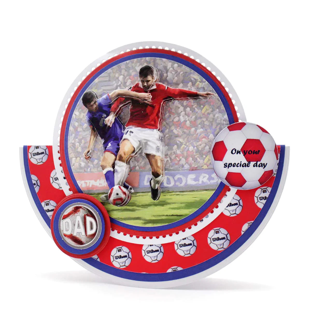 Decoupage troquelado – Fútbol (paquete de 3)-3