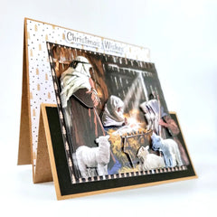 Die Cut Decoupage – Stable Scene (Pack Of 3)-3