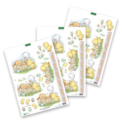 Die Cut Decoupage – Easter Friends (Pack Of 3)-1