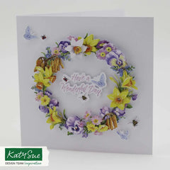Die Cut Decoupage – Spring Wreath (Pack Of 3)-2