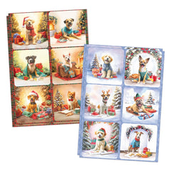Collection de découpes et de décopatch Katy Sue Santa Paws-4