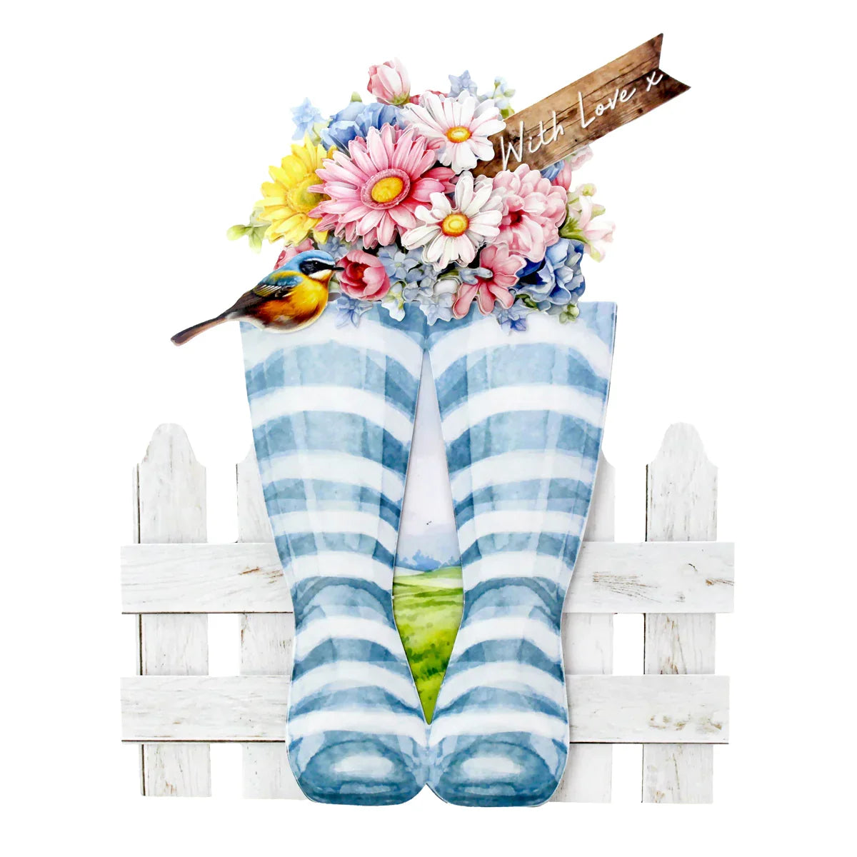 Die Cut Decoupage – Bouquets & Birds (pack of 3)-11