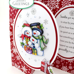 Die Cut Decoupage – Snowmen & Presents (pack of 3)-4