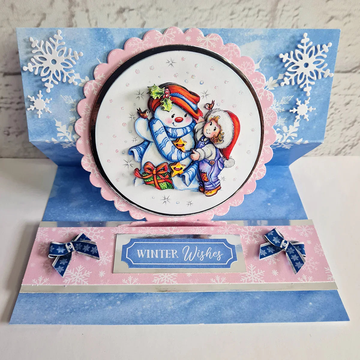 Die Cut Decoupage – Snowmen & Presents (pack of 3)-7