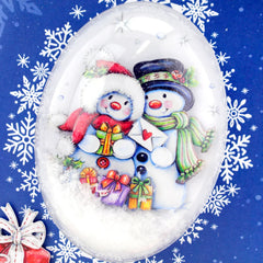 Die Cut Decoupage – Snowmen & Presents (pack of 3)-9