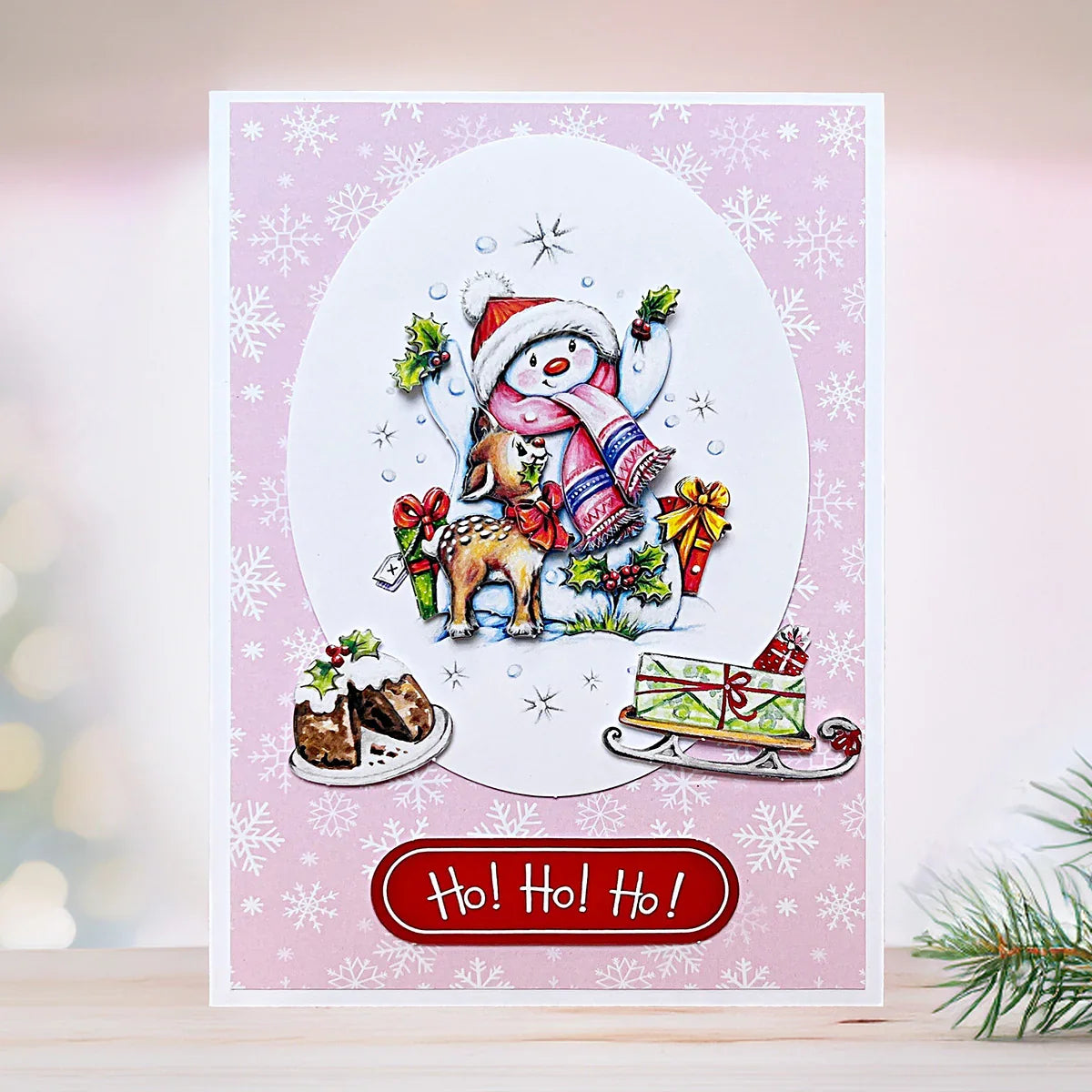 Die Cut Decoupage – Snowmen Scenes (pack of 12)-7