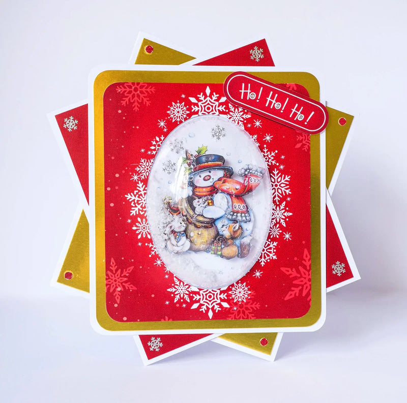 Die Cut Decoupage – Snowmen Scenes (pack of 12)-12