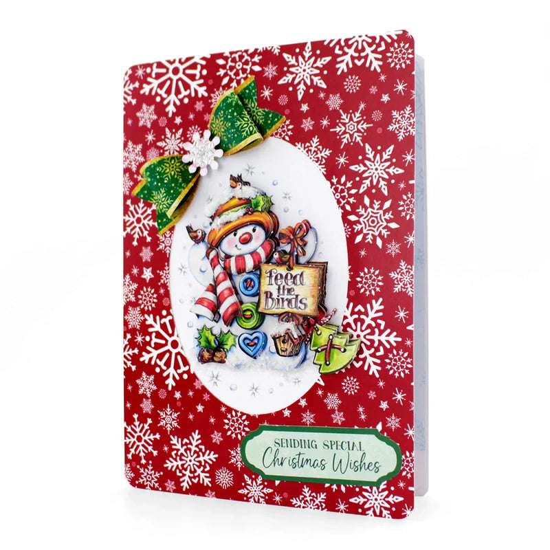 Die Cut Decoupage – Jolly Snowmen & Birds (pack of 3)-6