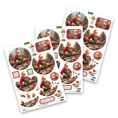 Die Cut Decoupage – Christmas Bauble Selection (pack of 12)-3