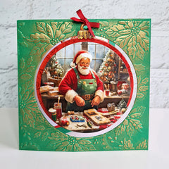 Découpage prédécoupé – Boule L'atelier du père Noël (paquet de 3)-6