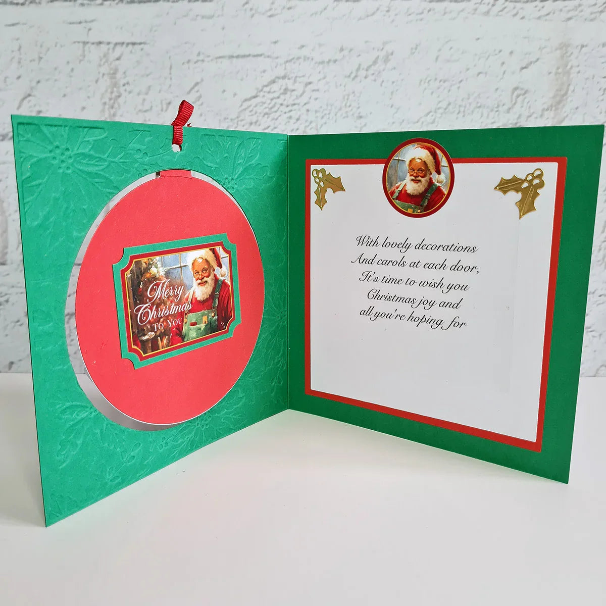 Découpage prédécoupé – Boule L'atelier du père Noël (paquet de 3)-7