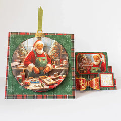 Découpage prédécoupé – Boule L'atelier du père Noël (paquet de 3)-8