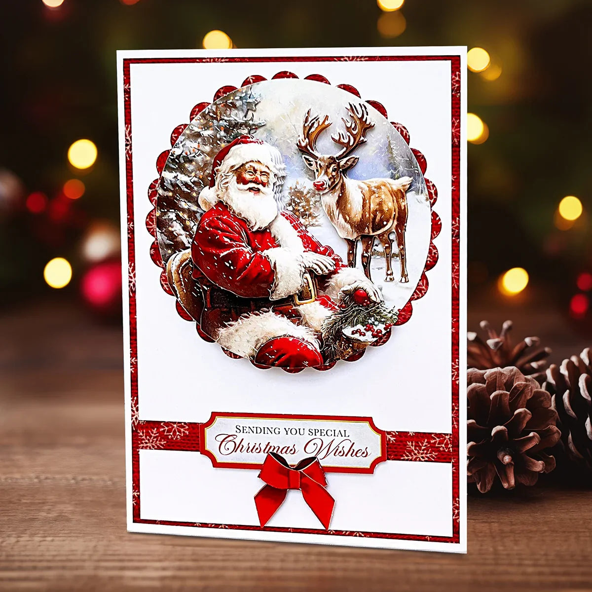 Die Cut Decoupage – Christmas Bauble Selection (pack of 12)-8