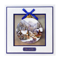 Die Cut Decoupage – Christmas Bauble Selection (pack of 12)-13