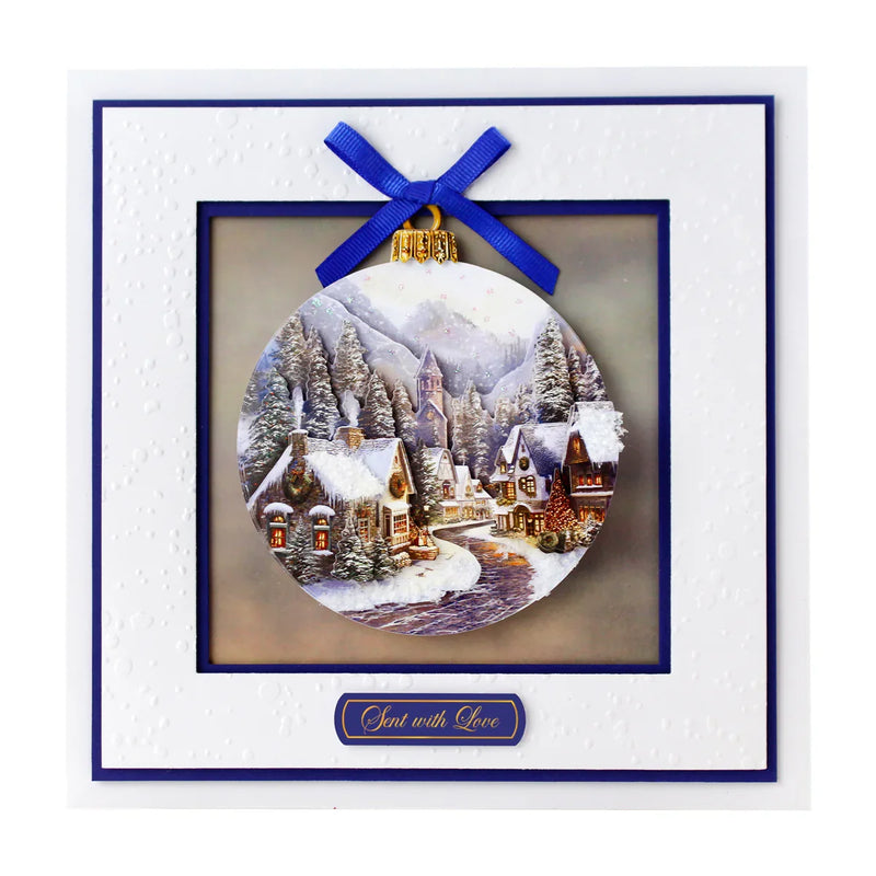 Die Cut Decoupage – Christmas Bauble Selection (pack of 12)-13