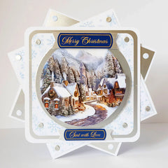 Découpage découpé à la matrice – Boule de Noël Village (paquet de 3)-7