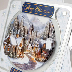 Découpage découpé à la matrice – Boule de Noël Village (paquet de 3)-8