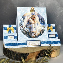 Découpage découpé – Boule de Noël Ange (paquet de 3)-5