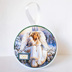 Découpage découpé – Boule de Noël Ange (paquet de 3)-9