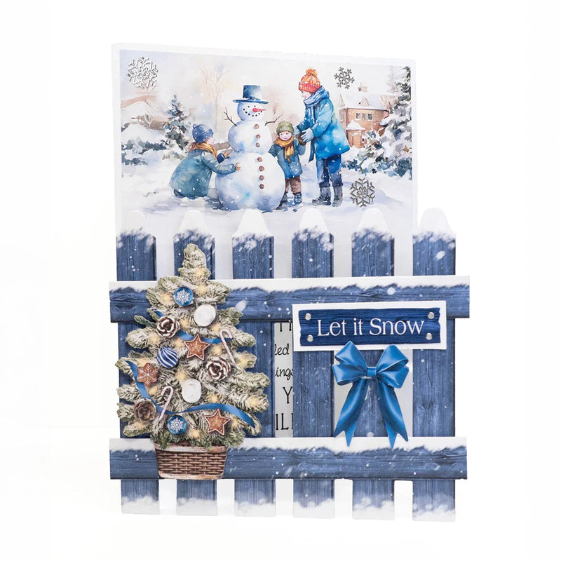 Katy Sue Découpage prédécoupé – Embellissements floraux de Noël, Hiver (lot de 3)-8
