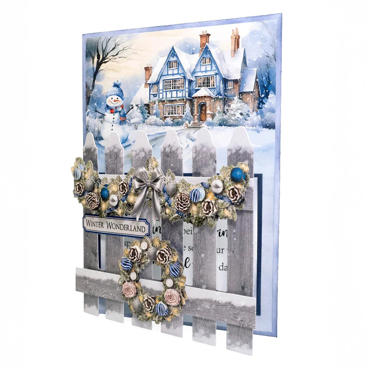 Katy Sue Découpage prédécoupé – Embellissements floraux de Noël, Hiver (lot de 3)-9