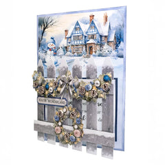 Katy Sue Découpage prédécoupé – Embellissements floraux de Noël, Hiver (lot de 3)-9
