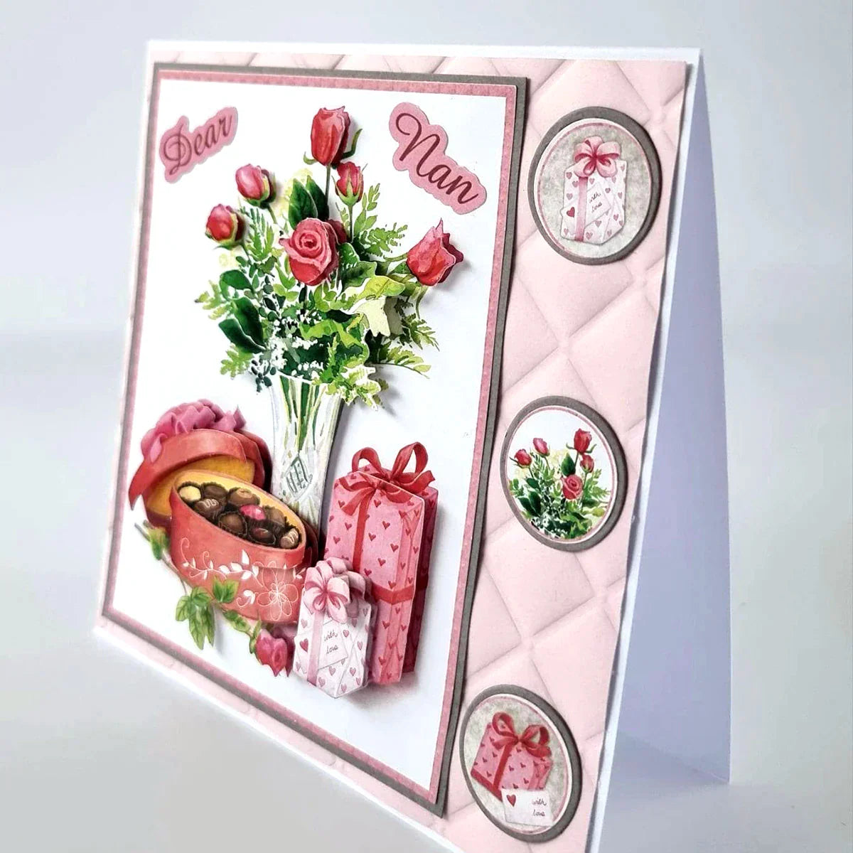 Die Cut Decoupage - Birthday Cake and Flowers (Pack Of 12)-14