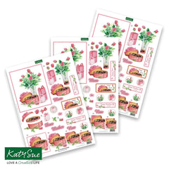 Die Cut Decoupage - Birthday Cake and Flowers (Pack Of 12)-3
