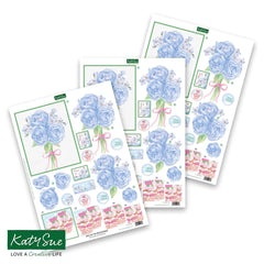 Die Cut Decoupage - Birthday Cake and Flowers (Pack Of 12)-5