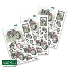Découpage prédécoupé – Voitures et motos (Paquet de 12)-4