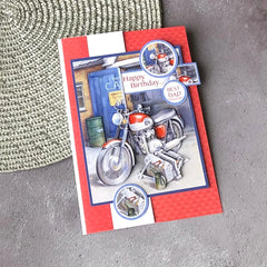 Découpage prédécoupé – Voitures et motos (Paquet de 12)-7