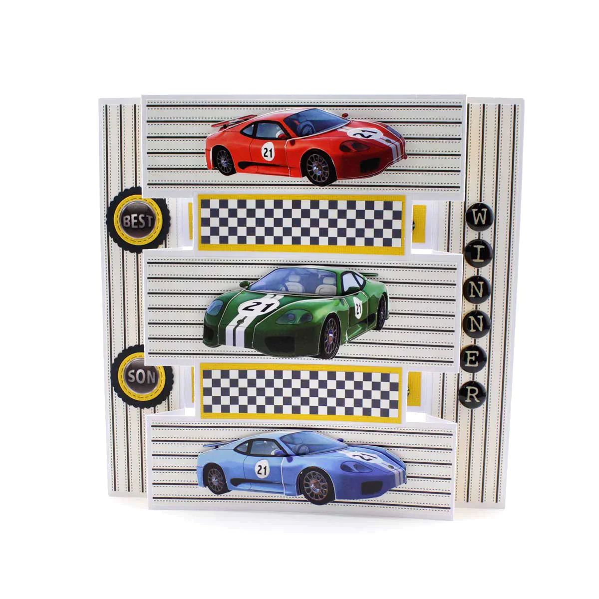 Découpage prédécoupé – Voitures et motos (Paquet de 12)-8