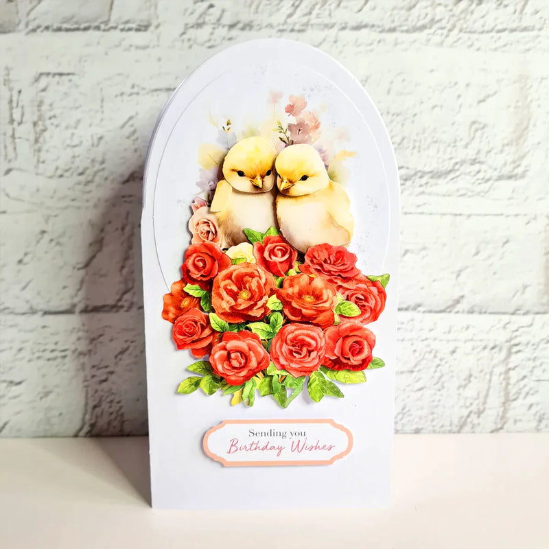 Die Cut Decoupage - Easter Animals & Spring Florals (pack of 12)-11