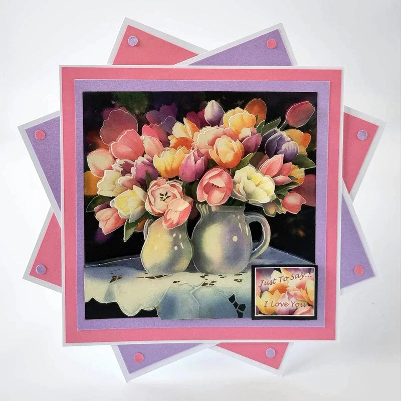 Découpage Découpé – Collection Florale (Lot de 12)-7