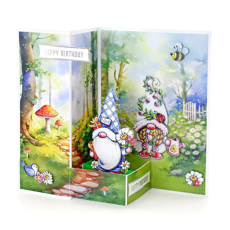 Die Cut Decoupage – Garden Gnomes (Pack of 12)-10