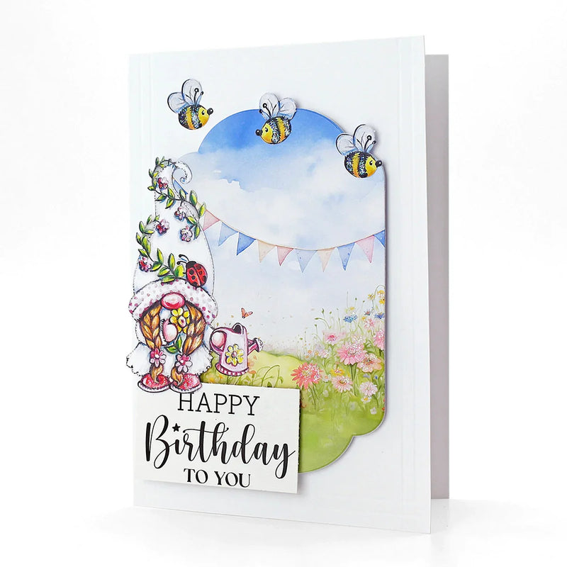 Die Cut Decoupage – Garden Gnomes (Pack of 12)-13