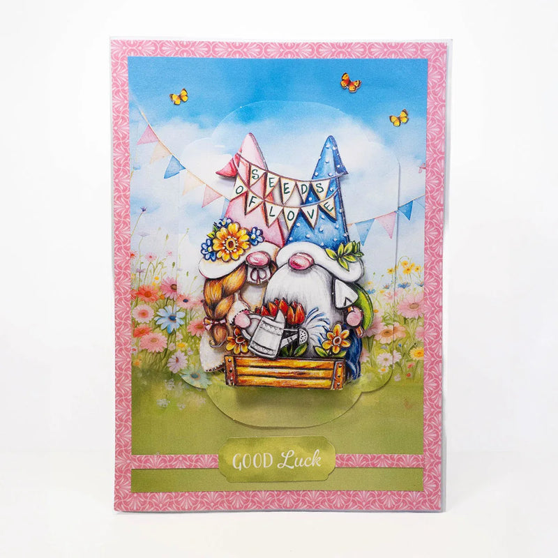 Die Cut Decoupage – Garden Gnomes (Pack of 12)-14