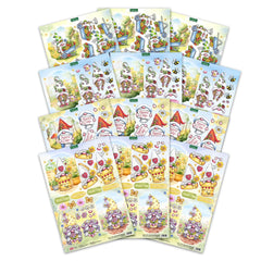Die Cut Decoupage – Garden Gnomes (Pack of 12)-2
