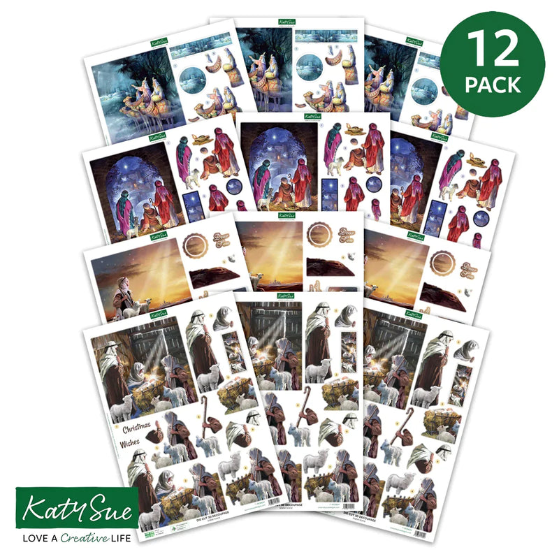 Die Cut Decoupage – Nativity (Pack Of 12)-2