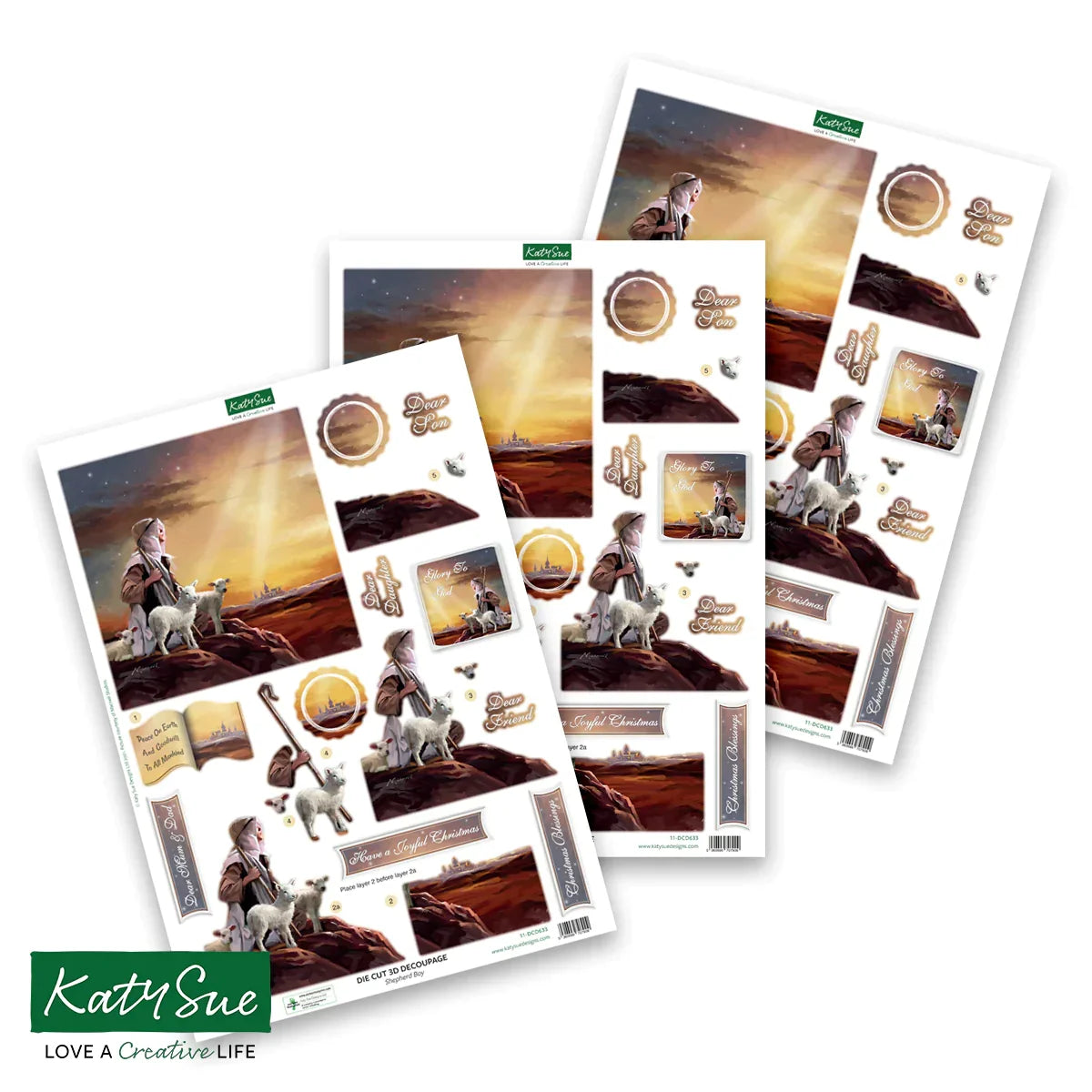 Die Cut Decoupage – Nativity (Pack Of 12)-3
