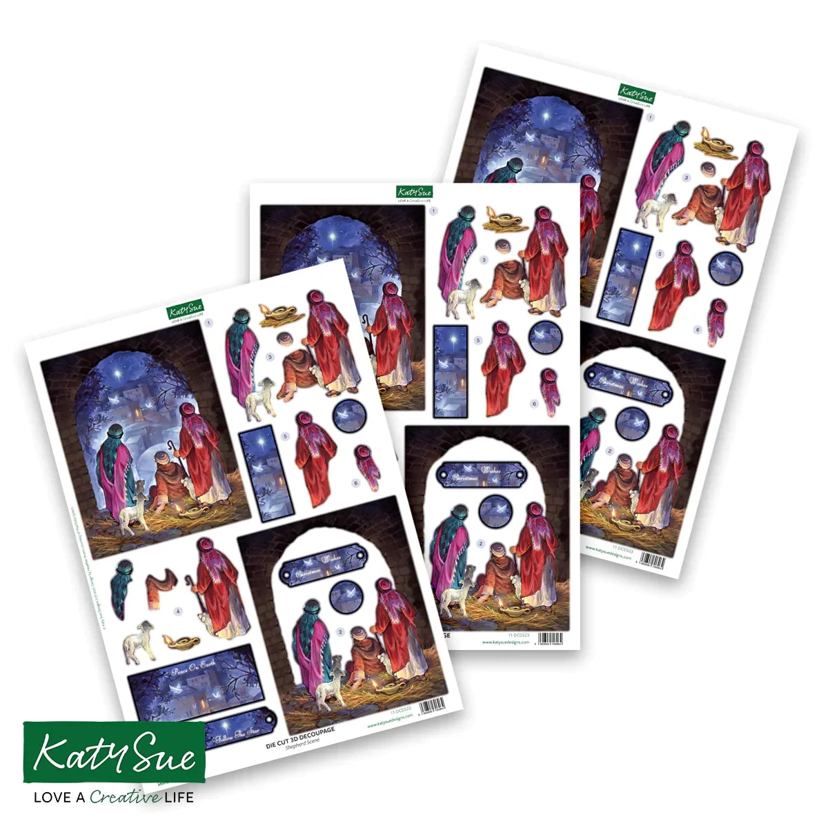Die Cut Decoupage – Nativity (Pack Of 12)-6
