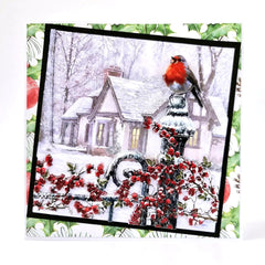 Die Cut Decoupage – Robins (Pack Of 12)-10