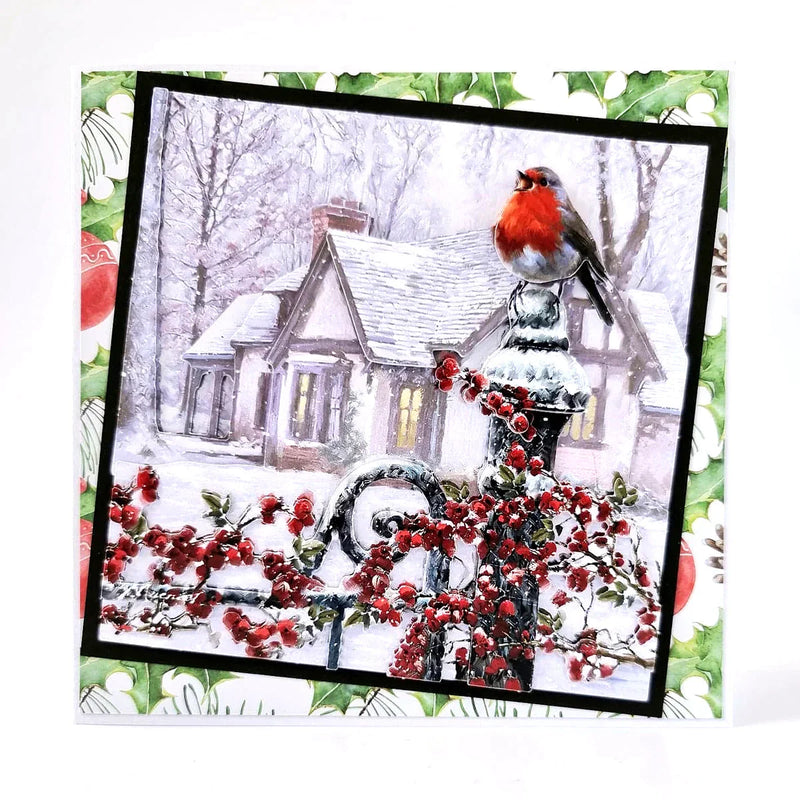 Die Cut Decoupage – Robins (Pack Of 12)-10