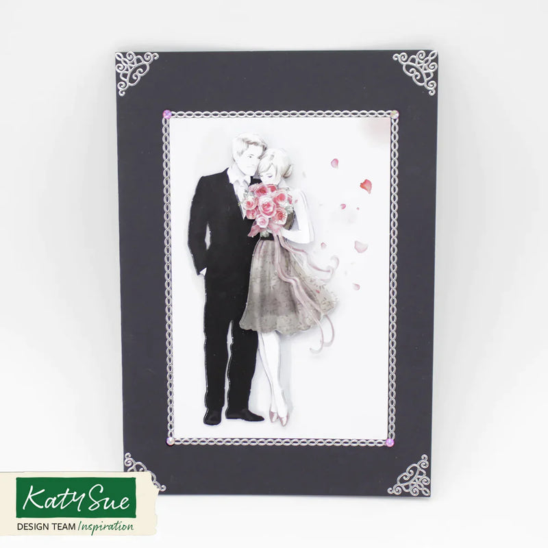 Découpage prédécoupé – Romantisme et Mariages (Paquet de 12)-10