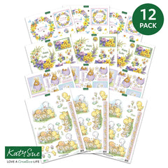 Die Cut Decoupage – Spring and Easter (Pack Of 12)-2