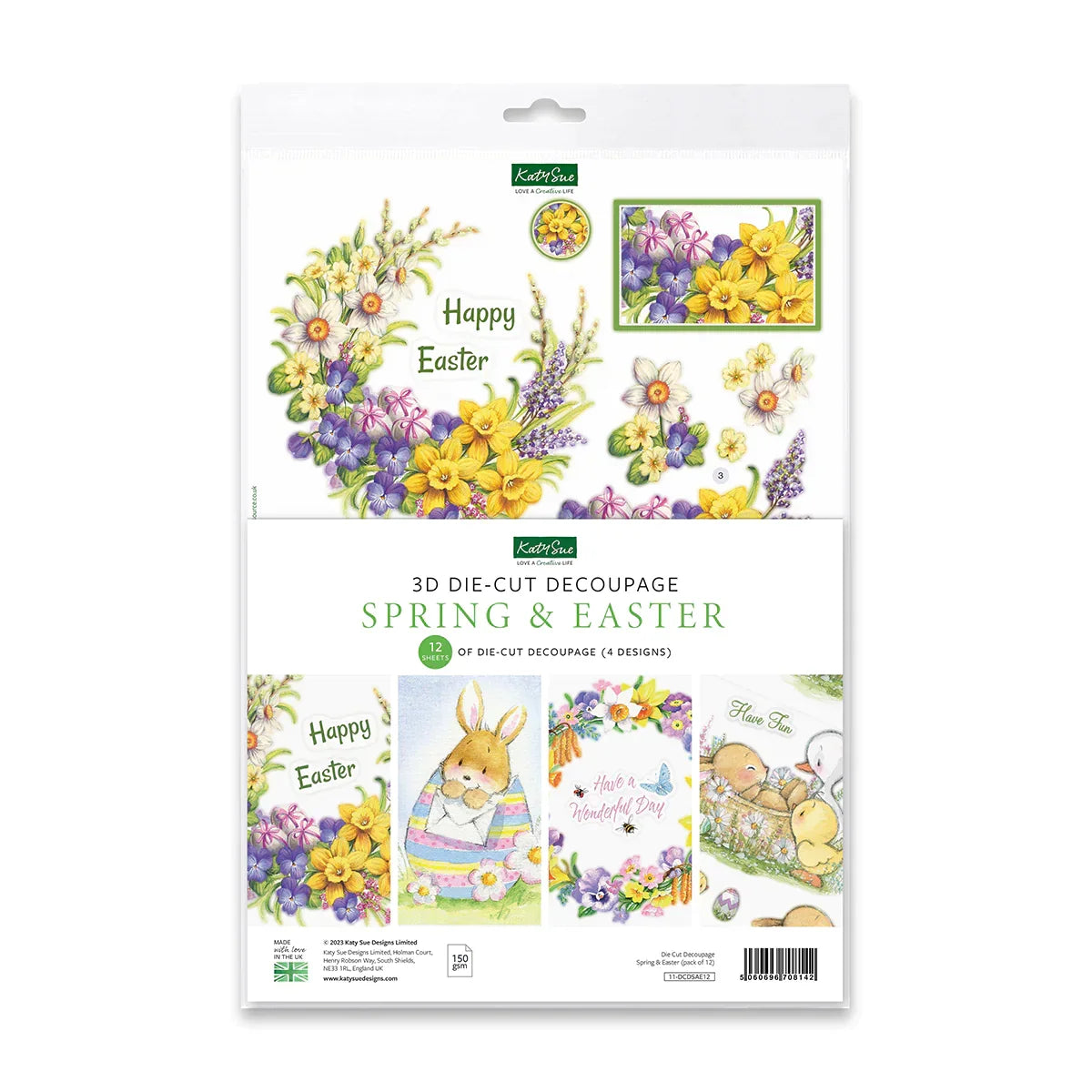 Die Cut Decoupage – Spring and Easter (Pack Of 12)-1